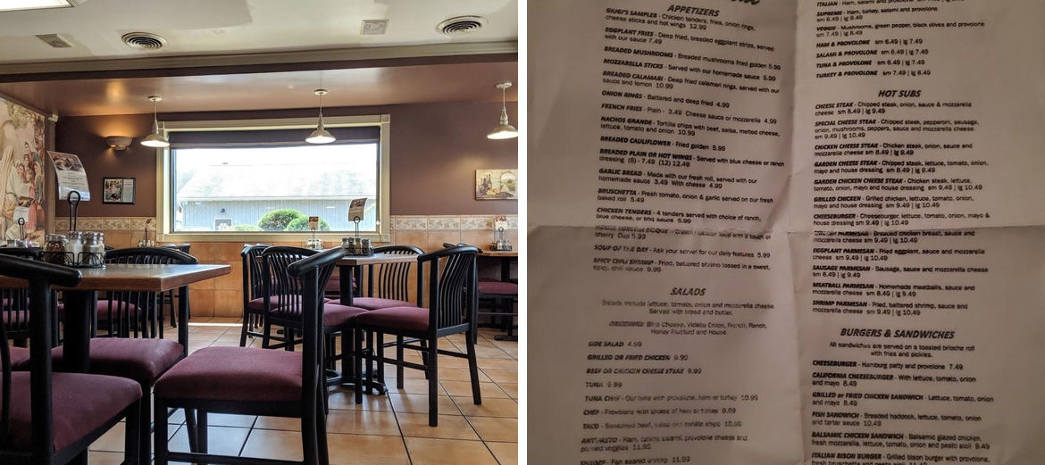 Giugi's Menu