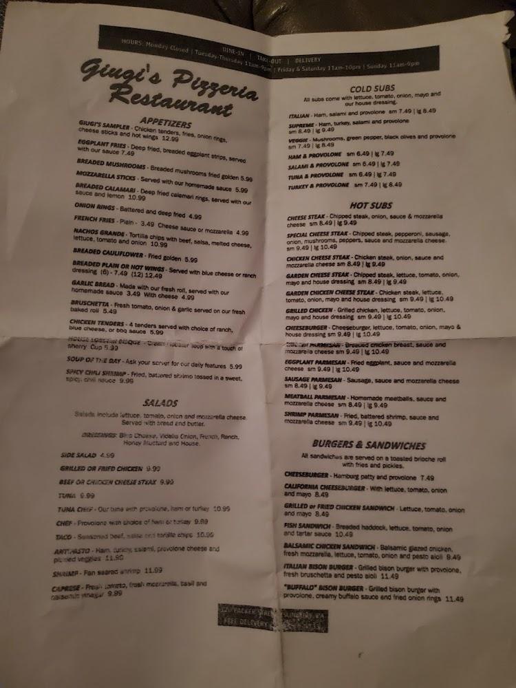 Giugi's Menu image 1
