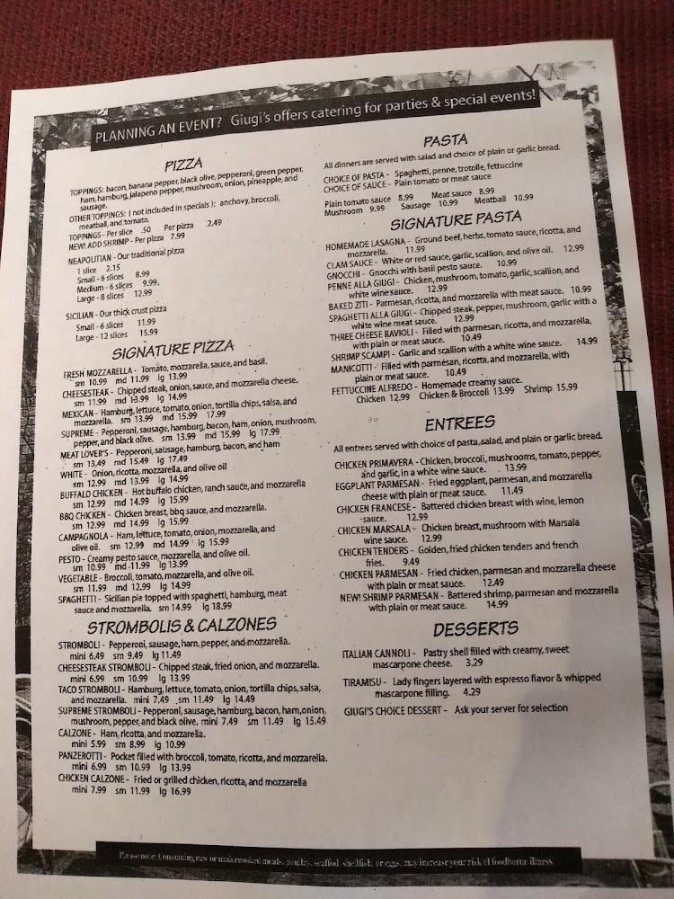 Giugi's Menu image 3